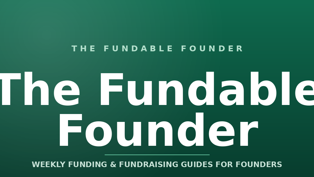 The Fundable Founder newsletter